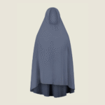 Glossy khimaar - denim