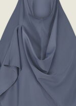 Glossy khimaar - denim - Afbeelding 2