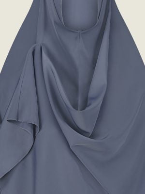 Glossy khimaar – denim