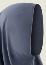 Glossy khimaar - denim - Afbeelding 3