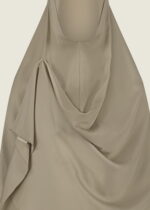 Glossy khimaar - taupe - Afbeelding 2