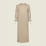 Glossy abaya - Beige
