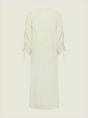 Glossy abaya – Off white