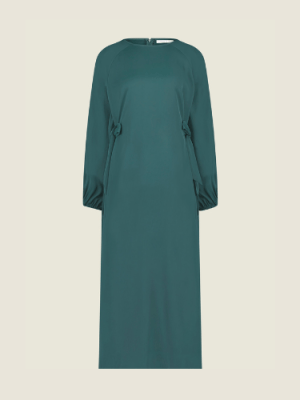 Luxe abaya – Dark green