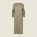 Glossy abaya - Taupe