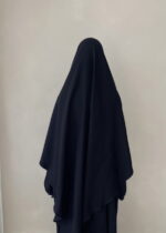 Tie back khimaar - Black - Afbeelding 3