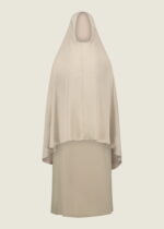 Glossy abaya - Beige - Afbeelding 4