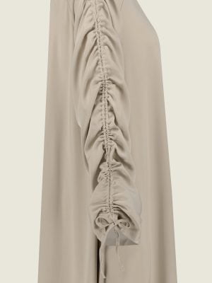 Glossy abaya – Beige