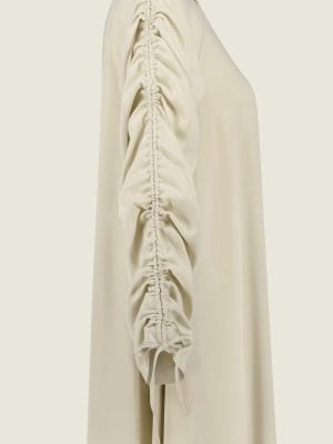 Glossy abaya – Beige Light