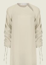 Glossy abaya - Beige Light - Afbeelding 3