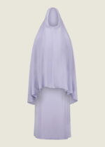 Glossy abaya - Lila - Afbeelding 4
