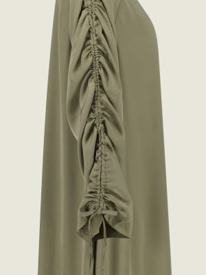 Glossy abaya – Moss