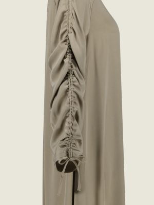 Glossy abaya – Taupe