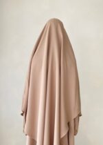 Tie back khimaar - Nude - Afbeelding 4