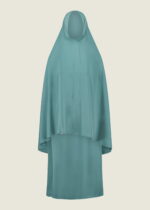 Glossy Abaya - turquoise - Afbeelding 2