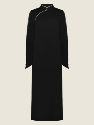 Golden Abaya – Black