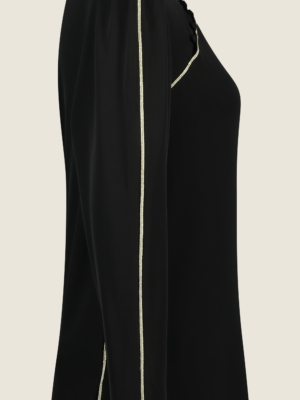 Golden Abaya – Black