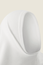 Knitted Khimaar - White - Afbeelding 2