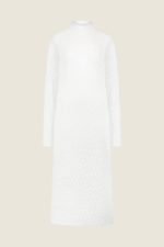 Knitted Abaya - White