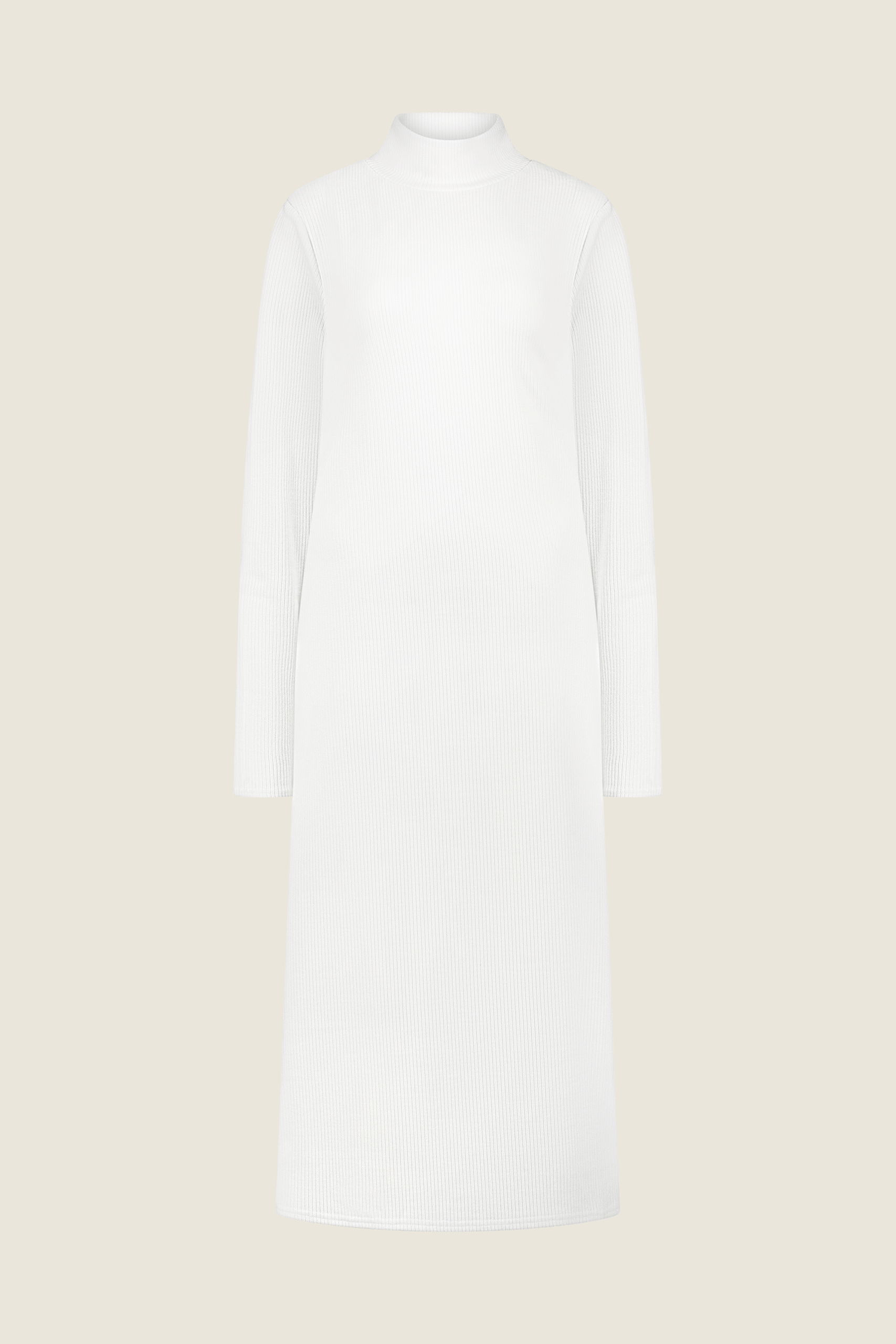 knitted_snow_9 Knitted Abaya - White - Afbeelding 1