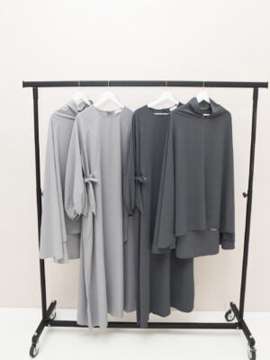 Luxe Abaya – Antraciet
