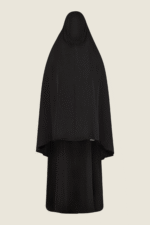 Tie back abaya - Black - Afbeelding 2