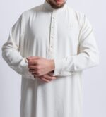 Qamis - Off White - Afbeelding 3