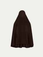 Silk Khimaar set - Deep Brown - Afbeelding 2