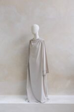 Drape Abaya - Light Beige - Afbeelding 3