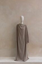 Drape Abaya - Taupe