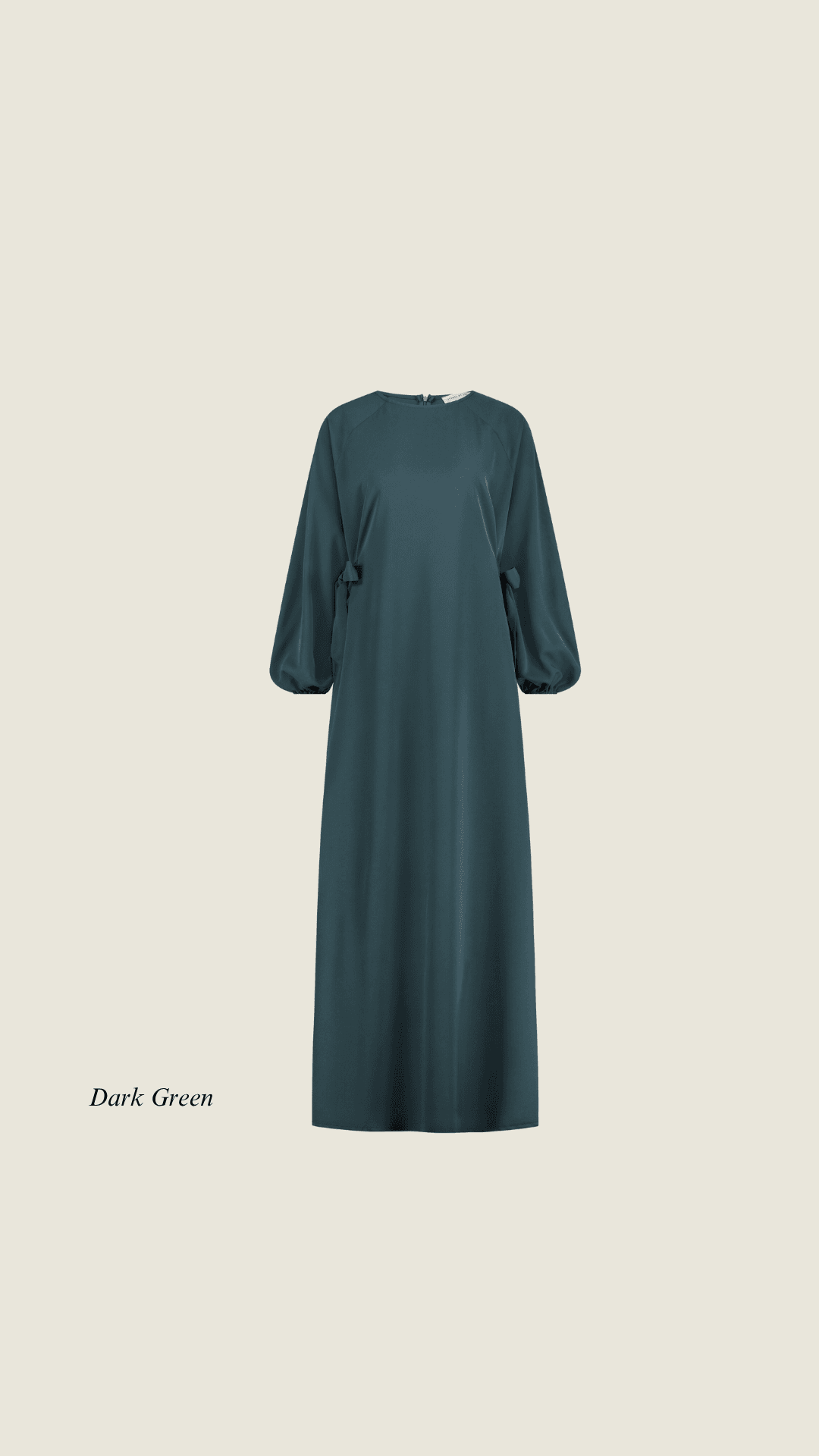 Story Itemss By Iness Luxe abaya - Dark green - Afbeelding 1